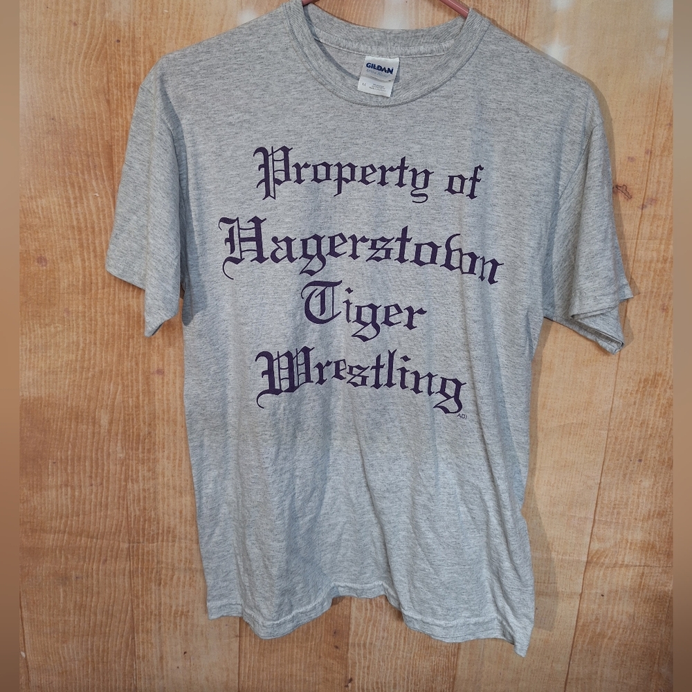 Gildan Gray Short Sleeve Tee Youth Medium
